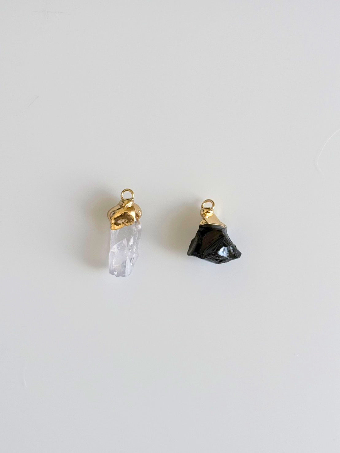 04/01 Clear Quartz / Black Obsidian
