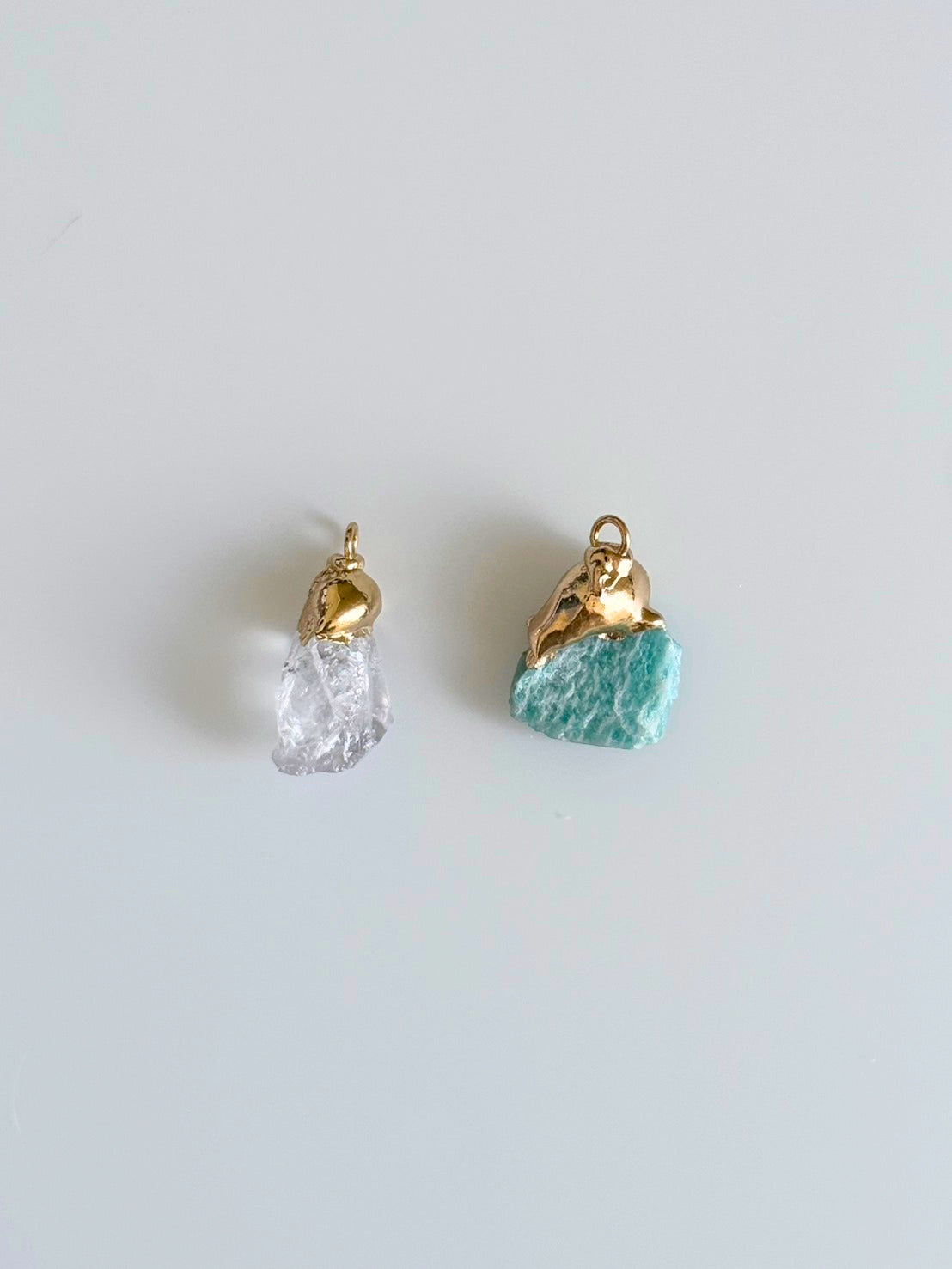 04/16 Clear Quartz / Amazonite