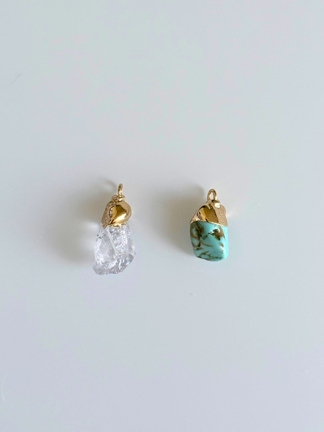 04/18 Clear Quartz / Turquoise