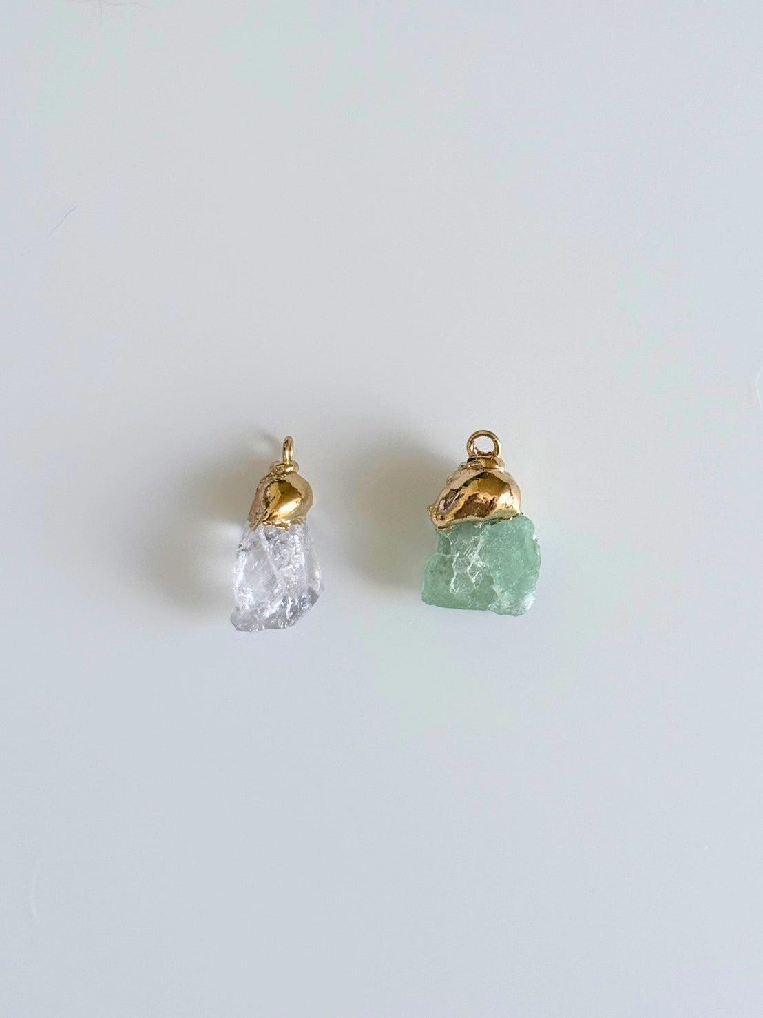 04/24 Clear Quartz / Green Fluorite
