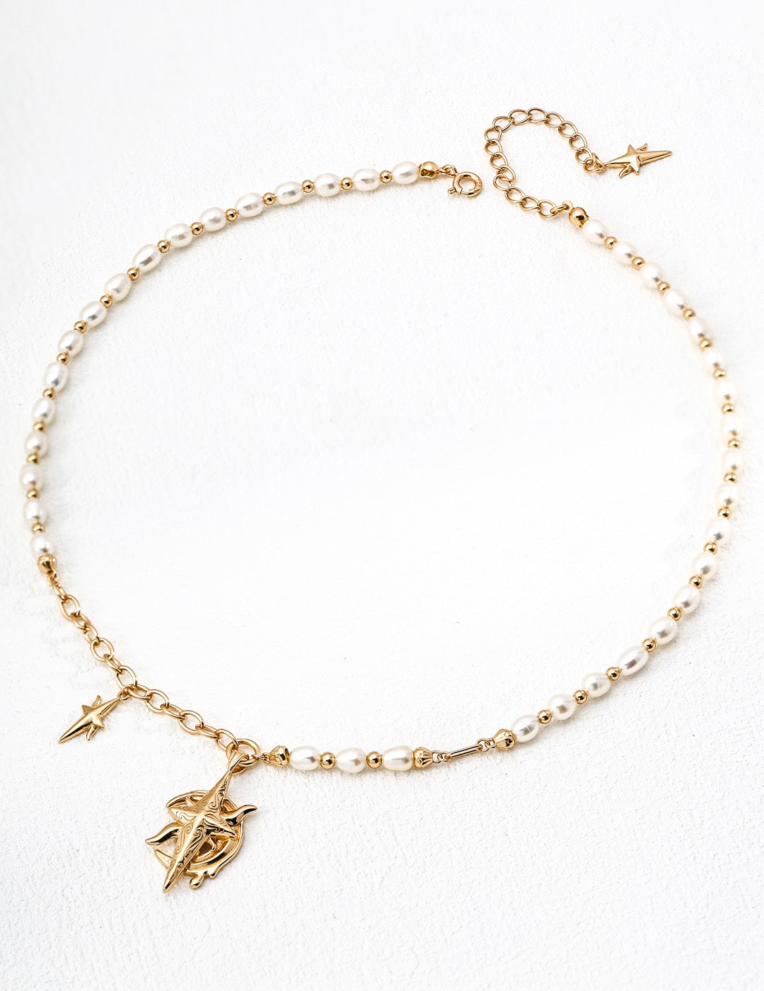 18K Gold Vermeil Star Necklace