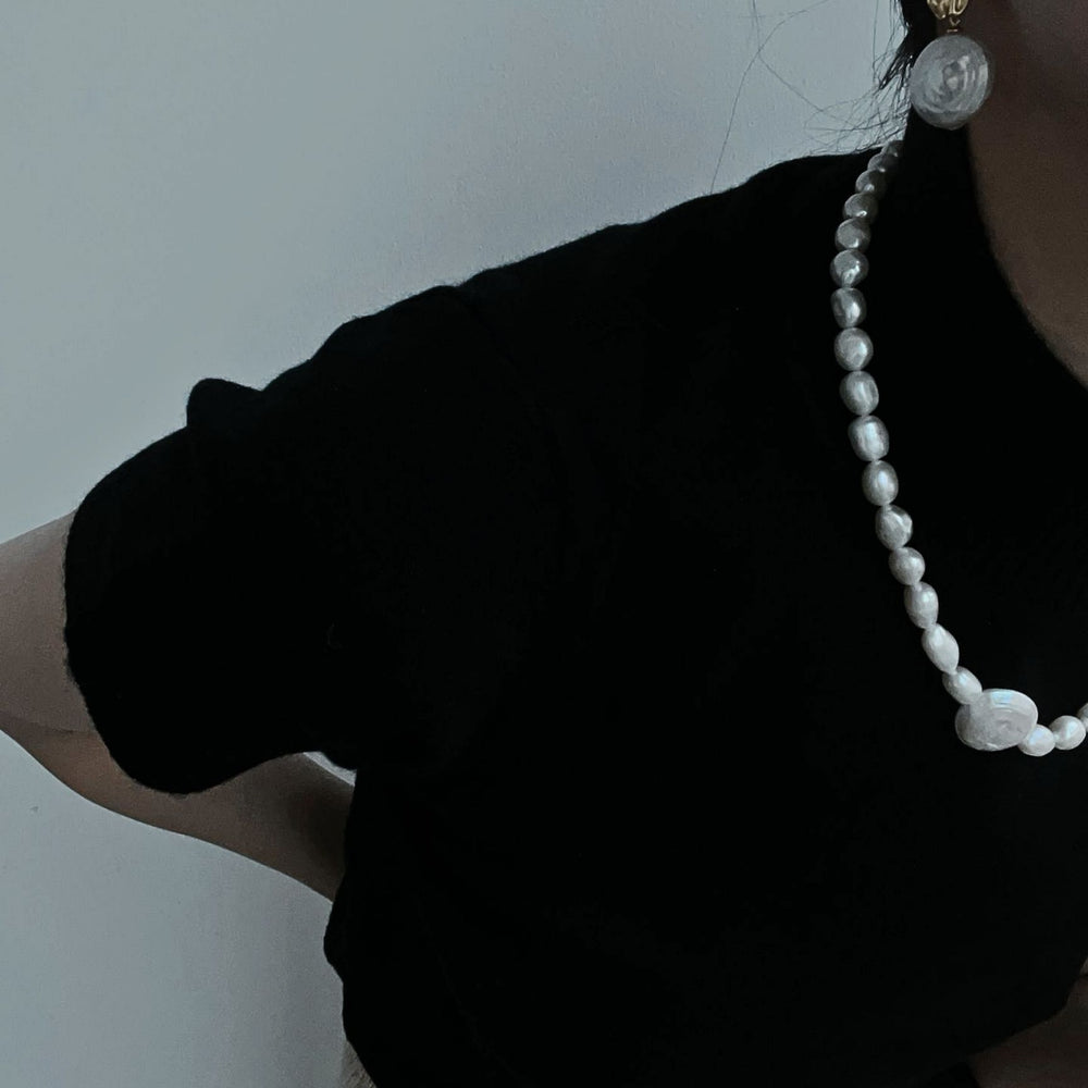 Stylish modern baroque earrings featuring unique pearl designs for a trendy look