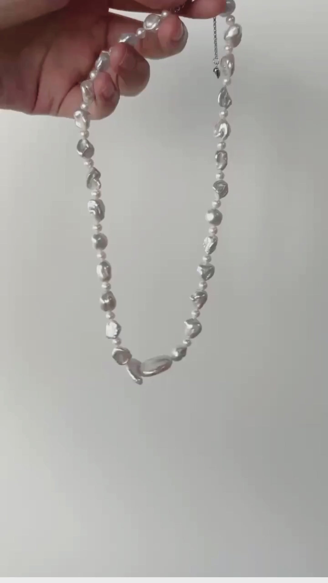 S925 Elegant Baroque Necklace｜Soleil & Lune